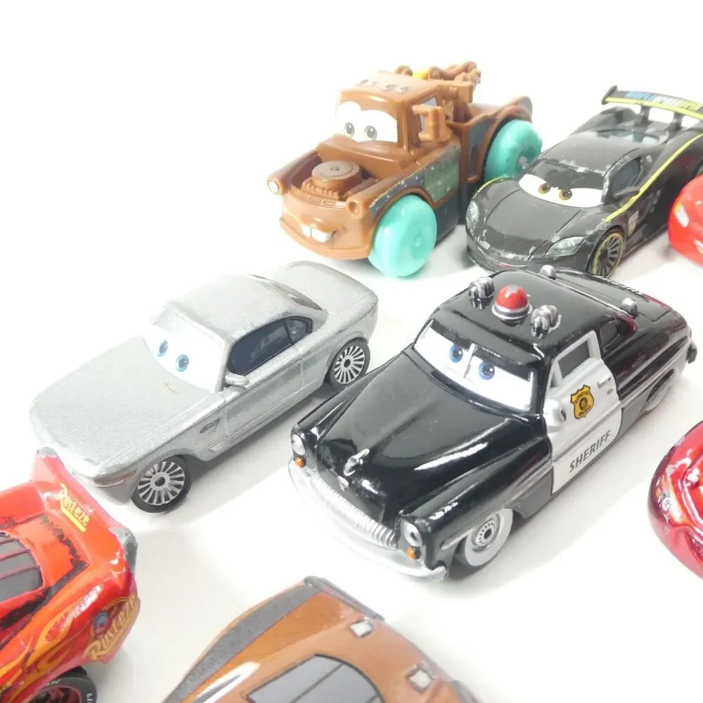 Disney Pixar Cars - Lot of 16 Character Toy Cars Diecast